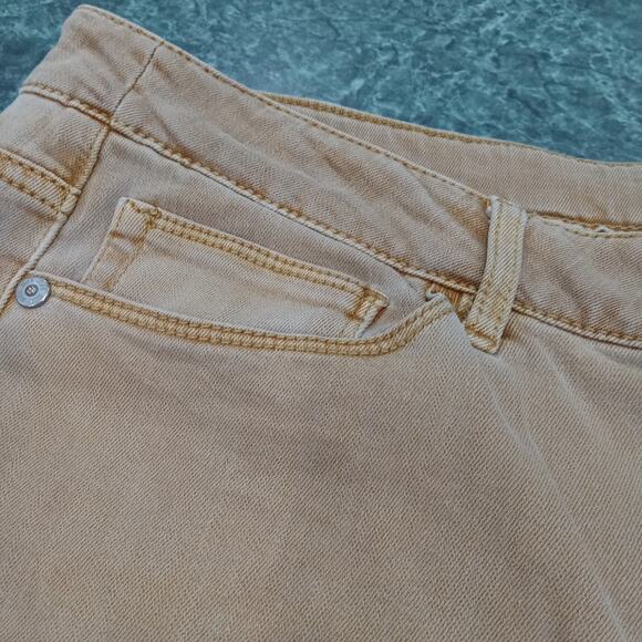 J. Jill Denim Boyfriend Straight Leg Ankle Sz 12 Waist 34” Inseam 29” Mid Rise - Picture 6 of 11